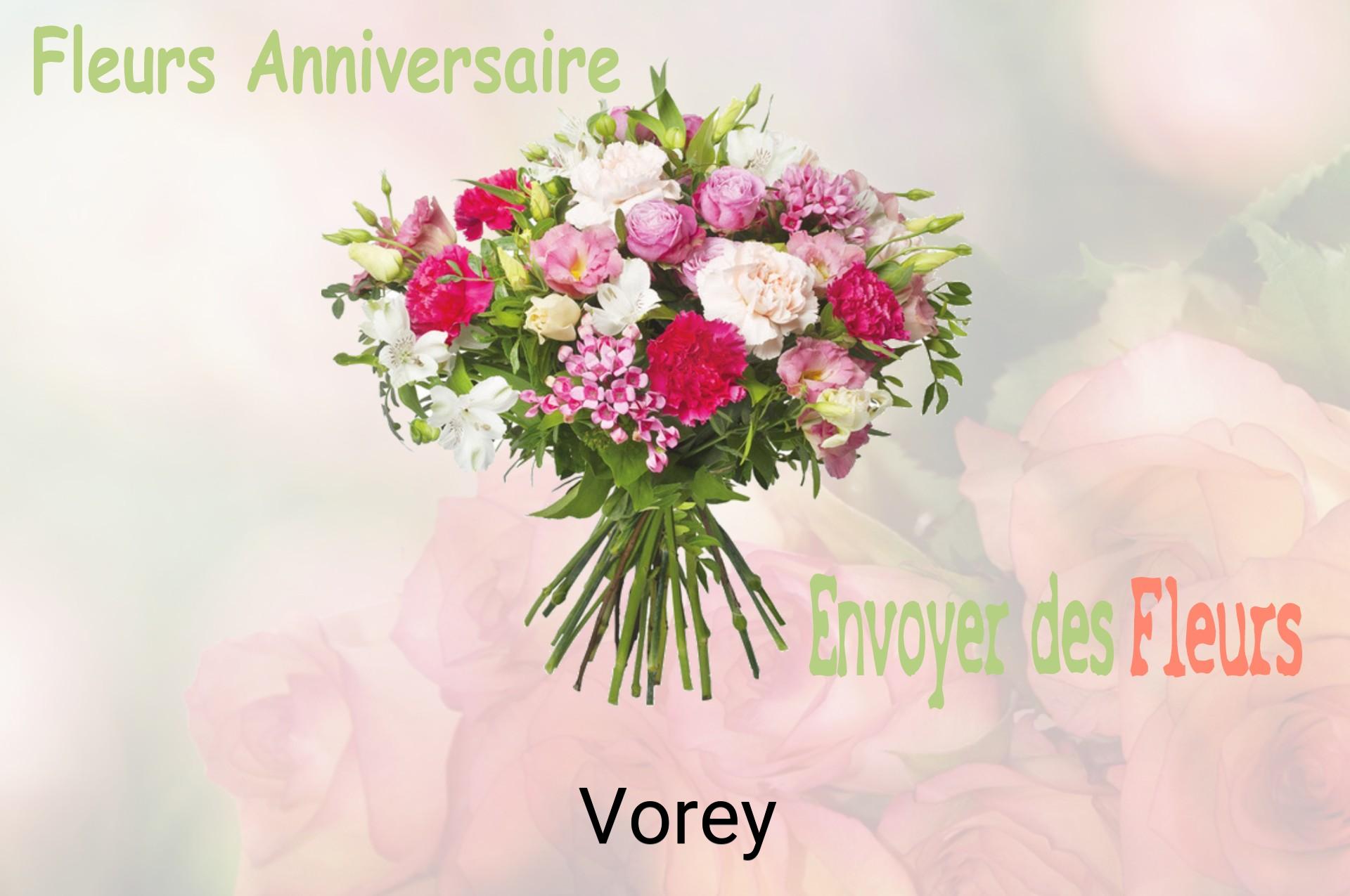Bouquet de fleurs d’anniversaire livré à Vorey